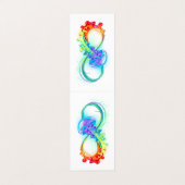 Carte De Visite Infinity avec Rainbow Jellyfish (Extérieur déplié)