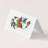 Carte De Visite Infinity of Monarch Butterflies (Dos)
