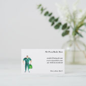Carte De Visite Infirmier (Debout devant)