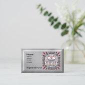 Carte De Visite Infirmière (Debout devant)