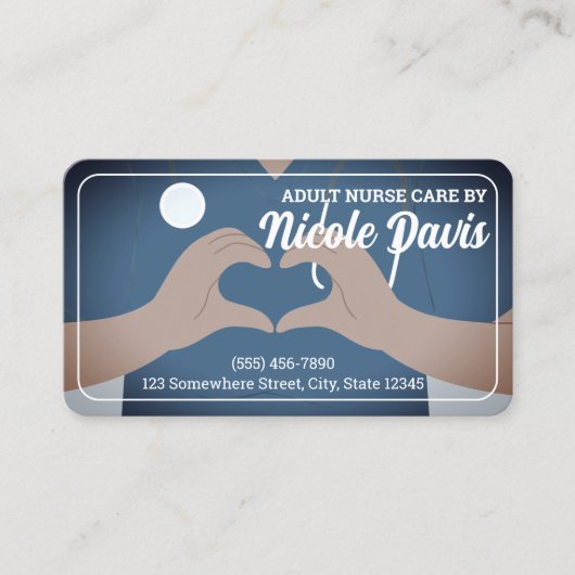 Carte De Visite Infirmière (Devant)