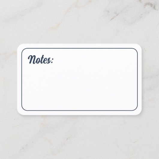 Carte De Visite Infirmière (Dos)