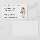Carte De Visite Infirmière (Devant / Derrière)