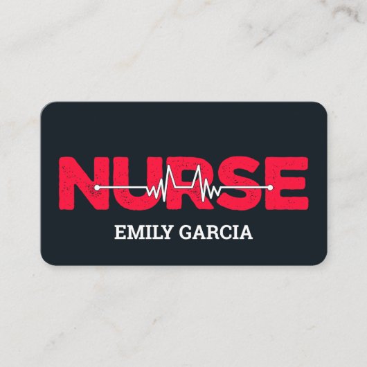 Carte De Visite Infirmière (Devant)