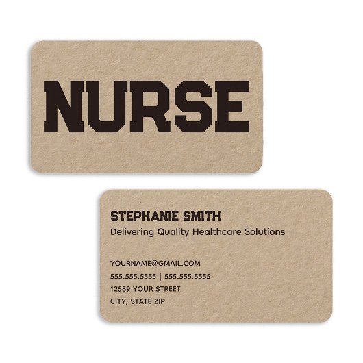 Carte De Visite Infirmière