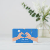 Carte De Visite Infirmière (Debout devant)