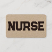 Carte De Visite Infirmière (Devant)