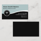 Carte De Visite Infirmière autorisée à la santé à domicile (Devant / Derrière)