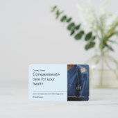 Carte De Visite Infirmière certifiée (Debout devant)