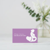 Carte De Visite Infirmière de la main-d'oeuvre Maternité Ward Plut (Debout devant)