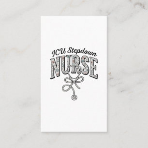Carte De Visite Infirmière de réanimation Infirmière Stethoscope F