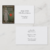 Carte De Visite Infirmière demandant des dons WWI (Devant / Derrière)