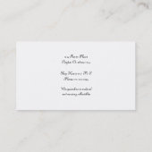 Carte De Visite Infirmière demandant des dons WWI (Dos)