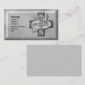 Carte De Visite Infirmière des colombes ovales (Devant / Derrière)