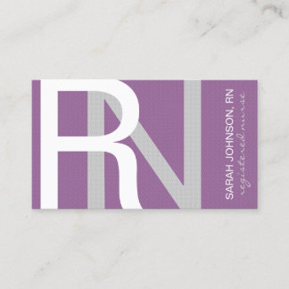 Carte De Visite Infirmière Diplômée Texturée  CHOISIR LA COULEUR D