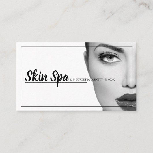 Carte De Visite Infirmière esthétique moderne, Docteur, Chirurgie (Devant)