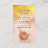 Carte De Visite Infirmière / infirmière pédiatrique / soignante (Dos)