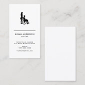 Carte De Visite Infirmière Médicale (Devant / Derrière)