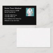 Carte De Visite Infirmière Médicale (Devant / Derrière)