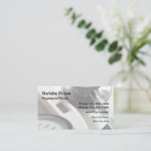 Carte De Visite Infirmière Médicale inscrite (Debout devant)