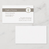 Carte De Visite Infirmière Médicale moderne (Devant / Derrière)