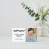Carte De Visite Infirmière Médicale | Service client (Debout devant)