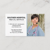 Carte De Visite Infirmière Médicale | Service client (Devant)
