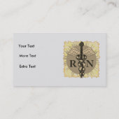 Carte De Visite Infirmière Motto (Dos)