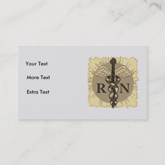 Carte De Visite Infirmière Motto (Dos)