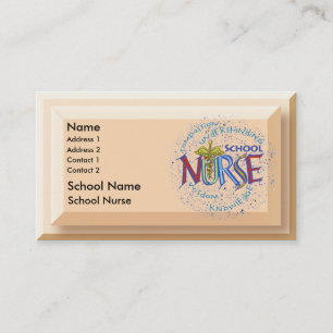 Carte De Visite Infirmière Motto