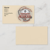 Carte De Visite Infirmière ophtalmique Axiom (Devant / Derrière)