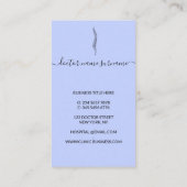 Carte De Visite Infirmière orthopédique de la vertèbre de la colon (Dos)