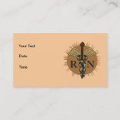 Carte De Visite Infirmière pédiatrique Motto (Dos)