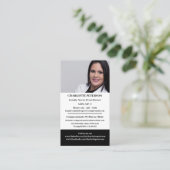 Carte De Visite Infirmière photo personnalisée (Debout devant)