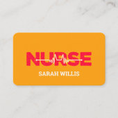 Carte De Visite infirmière praticienne (Devant)