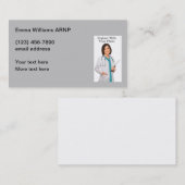 Carte De Visite Infirmière praticienne Soins de santé Médicales (Devant / Derrière)