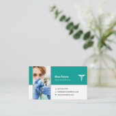 Carte De Visite Infirmière | Professionnel Médicale (Debout devant)