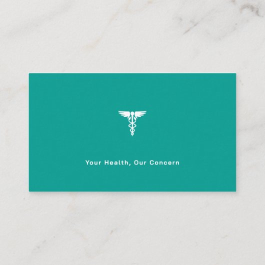 Carte De Visite Infirmière | Professionnel Médicale (Dos)