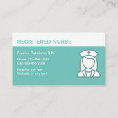 Carte De Visite Infirmière professionnelle (Dos)