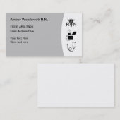 Carte De Visite Infirmière professionnelle Médicale (Devant / Derrière)
