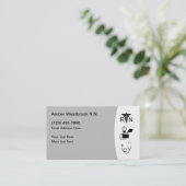 Carte De Visite Infirmière professionnelle Médicale (Debout devant)