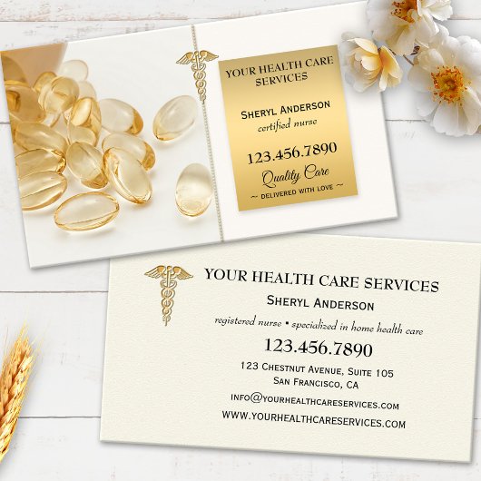 Carte De Visite Infirmière professionnelle Médicale