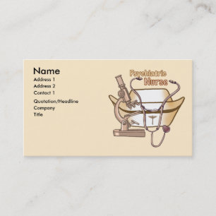 Carte de visite infirmière psychiatrique