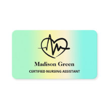 Infirmière QR personnalisée CNA