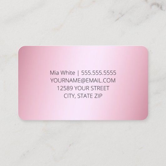 Carte De Visite Infirmière RN (Dos)