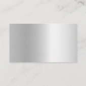 Carte De Visite Infirmière soignante Or moderne argent soins Médic (Dos)