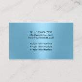 Carte De Visite Infirmière soignante Parties scintillant moderne B (Dos)