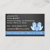 Carte De Visite Infirmière soignante Soins Médicales modernes (Devant)