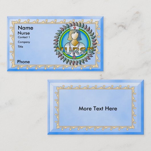 Carte De Visite Infirmière vraiment Cool (Devant / Derrière)
