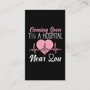 Carte De Visite Infirmières et étudiants Diplôme d'études Hôp